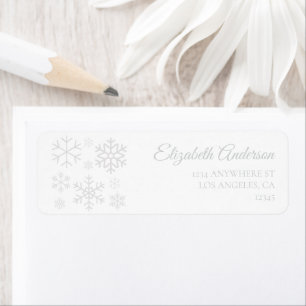 Etiqueta Nieve En Amor Dirección De Retorno De Boda De Invi