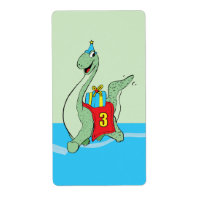 Niño, 3 dinosaurio de cumpleaños