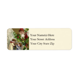 Etiqueta Niños colgando Holly Vintage