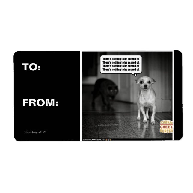 Etiqueta No hay nada de qué temer (Frente)