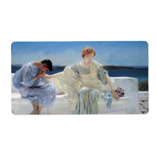 Etiqueta No más preguntas por Sir Lawrence Alma Tadema (Frente)