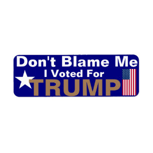 Etiqueta No me culpes, voté por Trump