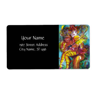 Etiqueta Noche de carnaval PIERO / Veneciano, negro