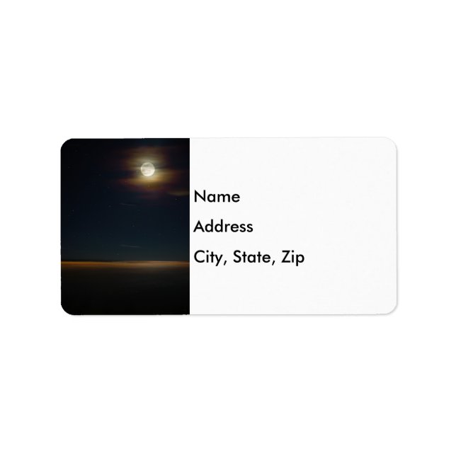 Etiqueta Noche de Folly Beach (Frente)