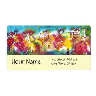 Etiqueta NOCHE del CARNAVAL/mascarada veneciana, música de