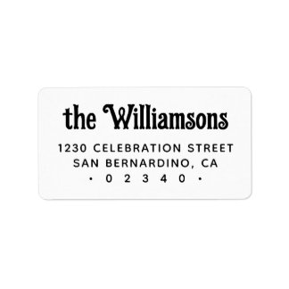 Etiqueta Nombre de familia de la tipografía retro gótica de