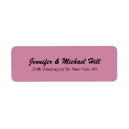 Etiqueta Nombre de familia de script creativo único de Rosa