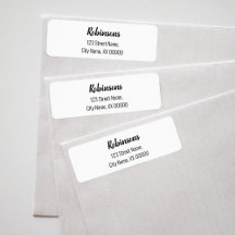 Nombre de familia personalizado Dirección blanco n