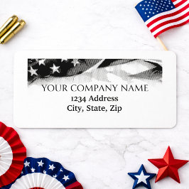 Etiqueta Nombre de la empresa Bandera Americana EE. UU.