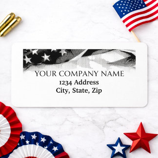 Etiqueta Nombre de la empresa Bandera Americana EE. UU.