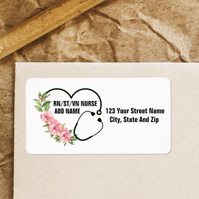 Etiqueta Nombre de la enfermera veterana de registro de est (Subido por el creador)