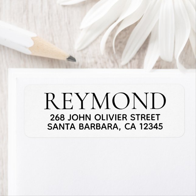 Etiqueta Nombre de la familia / apellido / empresa (In situ)