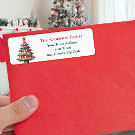 Etiqueta Nombre de los Ornamentos de Árbol de Navidad de Gi