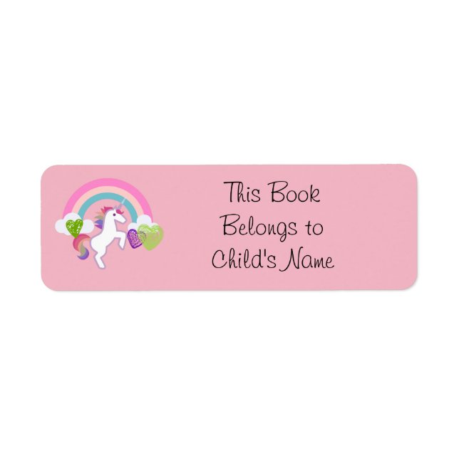 Etiqueta Nombre del niño personalizado (Frente)