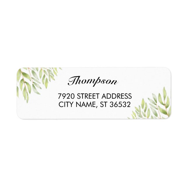 Etiqueta Nombre familiar Botánico (Frente)