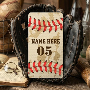 Etiqueta Nombre Número de Béisbol Vintage Personalizado Ret