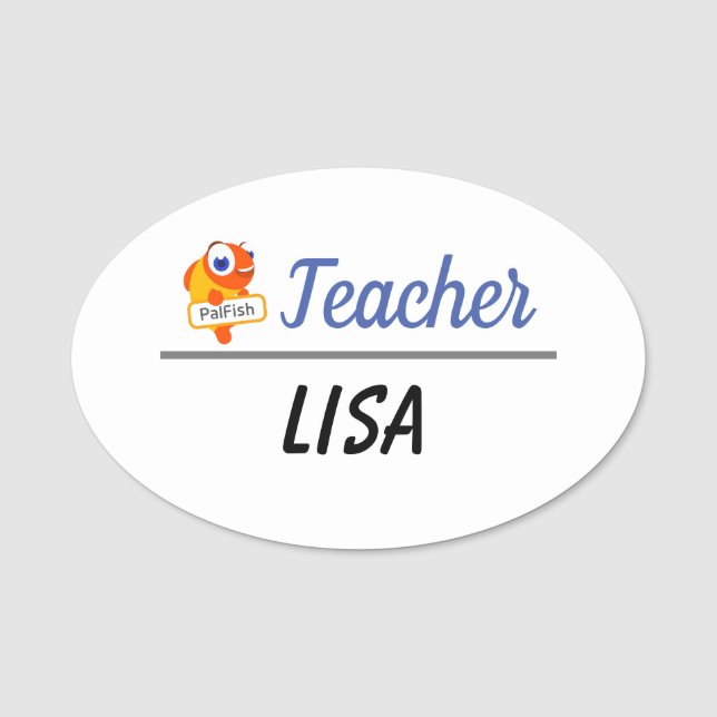 Etiqueta Nombre Palfish (Anverso)