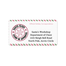 Etiqueta North Pole Mail | Enchanted Elf