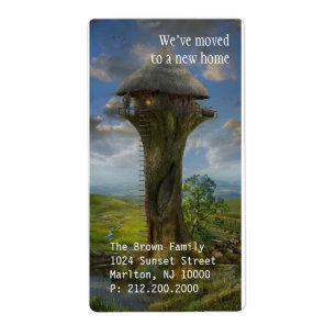 Etiqueta Nos hemos mudado Casa de árbol