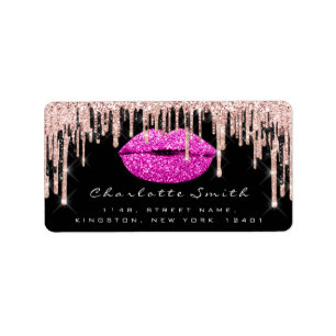 Etiqueta Novias RSVP Kiss Levantamientos Rosas RosaGlitter