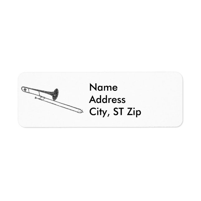 Etiqueta Nube de palabras trombónicas (Frente)