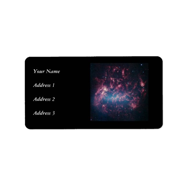 Etiqueta Nube Magelánica Grande (Frente)