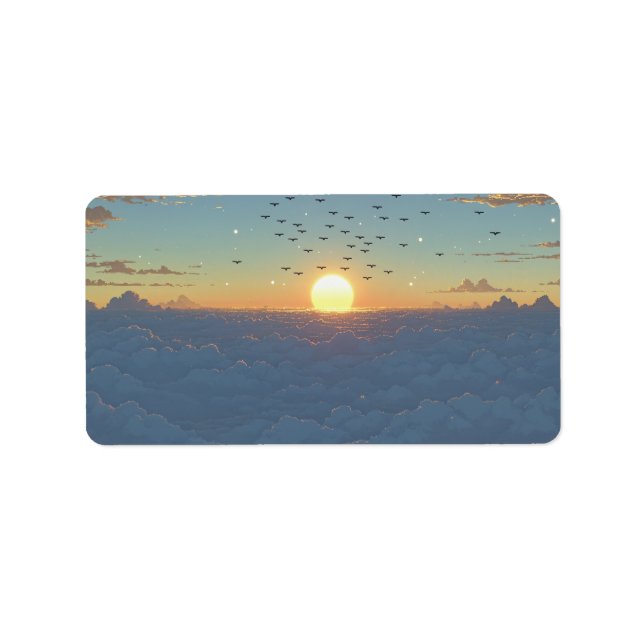 Etiqueta Nubes Sun Set (Frente)