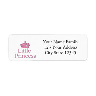 Etiqueta Nueva Princesa - un bebé real!