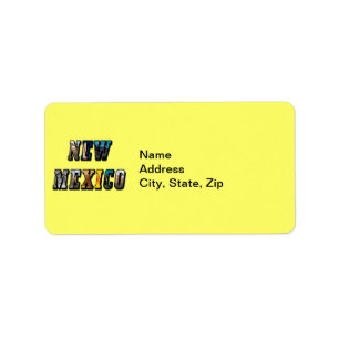 Etiqueta Nuevo texto de imagen de México