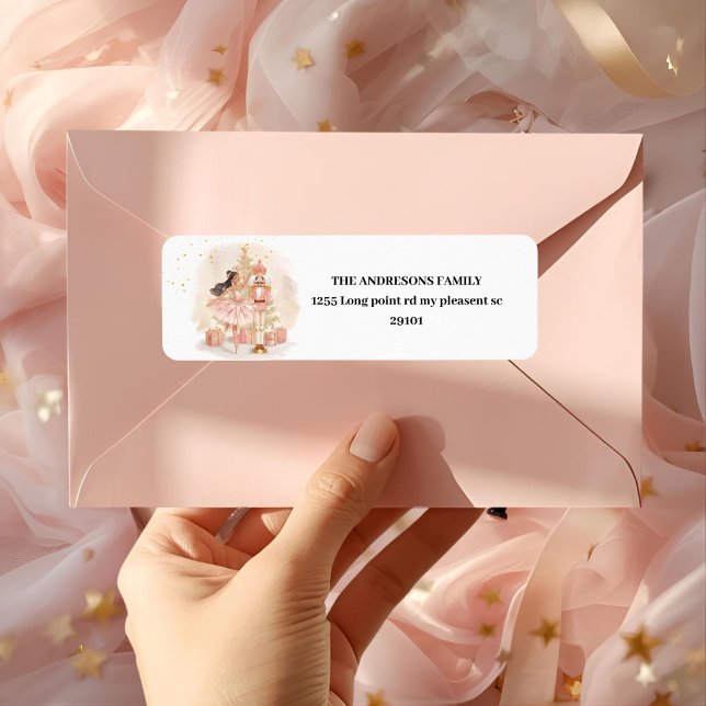 Etiqueta Nutcracker Ballerina Christmas  (Subido por el creador)