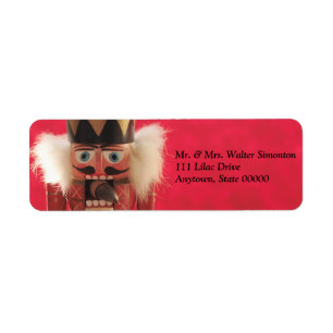 Etiqueta Nutcracker con Navidades de bellota