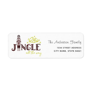 Etiqueta Nutcracker Label Jingle