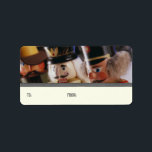 Etiqueta Nutcrackers Gift Tags<br><div class="desc">These could be made into address mailing labels as well,  just change the template to your mailing address information and you're done! Message me with the link above if you need help.</div>