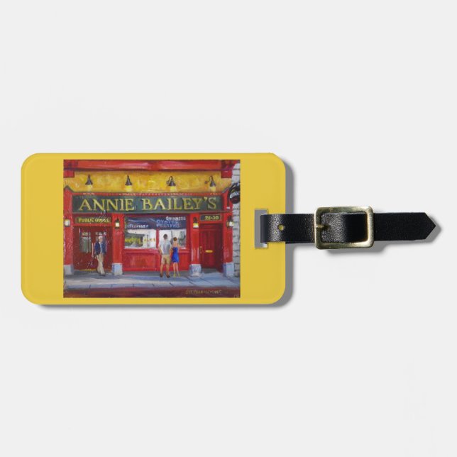 Etiqueta o llavero del monedero del equipaje de (Frente Horizontal)