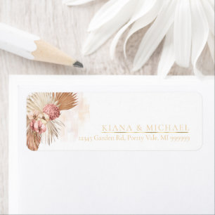 Etiqueta Oasis Boho Floral Boda ID959