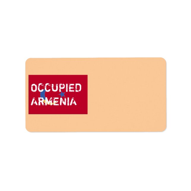 Etiqueta Occupied Armenia Address Label (Frente)