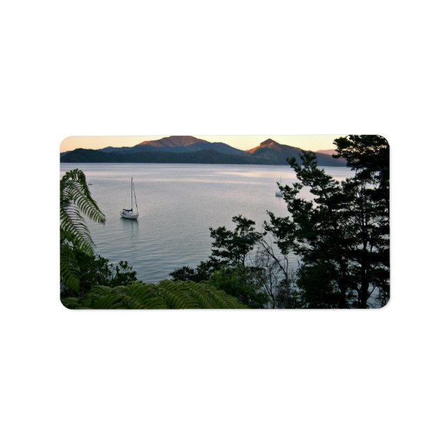 Etiqueta Ocean Sunset (Frente)