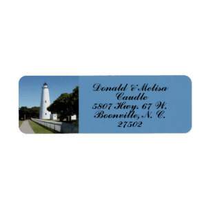 ETIQUETA OCRACOKE LIGHTHOUSE