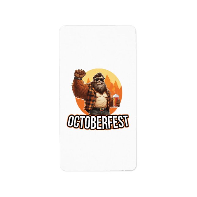 Etiqueta Octoberfest Bigfoot (Frente)