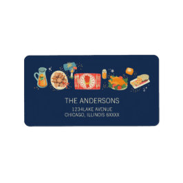 Etiqueta Ofertas De Comidas De Vacaciones De Confort Y Aleg