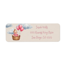 Etiqueta Oh Baby Shower Pink