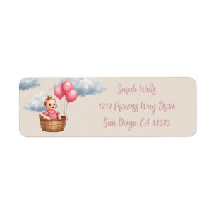 Etiqueta Oh Baby Shower Pink