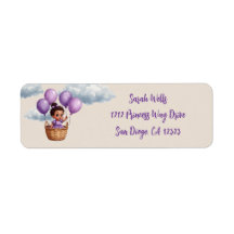 Oh Baby Shower Purple