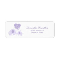 Oh Bebé Violeta Elefante Lindo Shower de Bebé