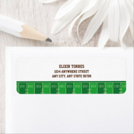 Etiqueta Oh Boy Football Baby Shower