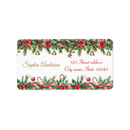 Etiqueta Oh What Fun Christmas Birthday Invitation