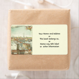 Etiqueta Old London Bridge, Inglaterra