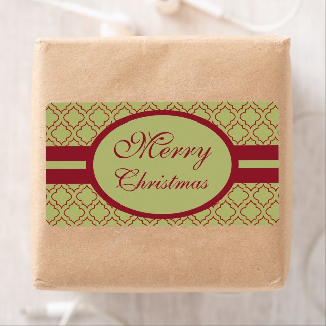 Etiqueta Olive Merry Christmas Labels (In situ)