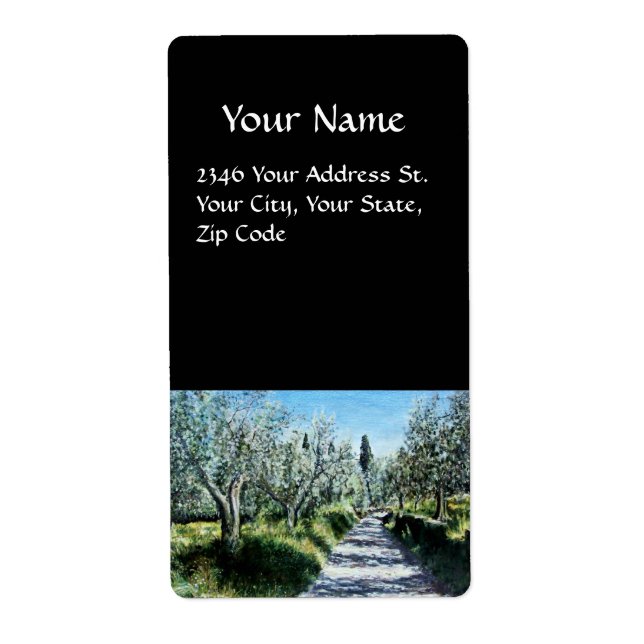 ETIQUETA OLIVOS DE RIMAGGIO (Frente)