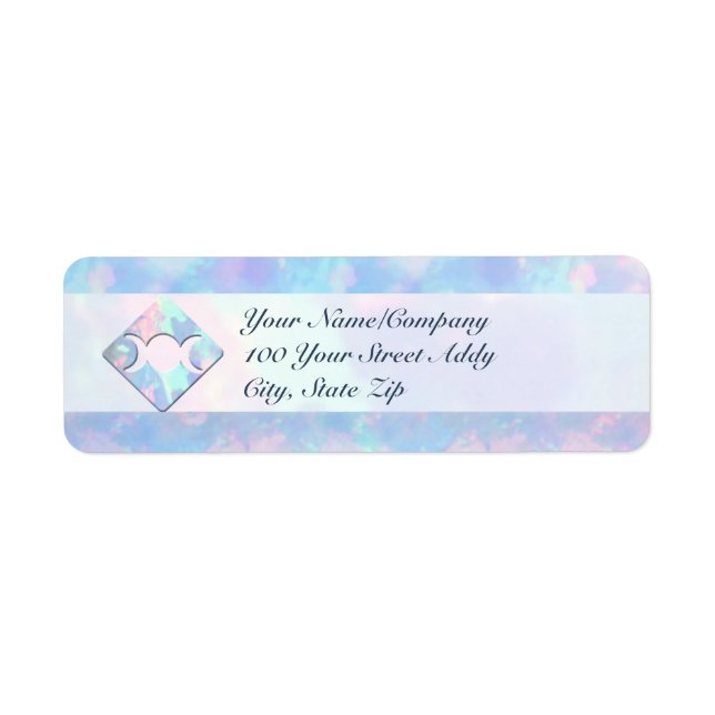 Etiqueta Óptica de la triple luna (Frente)